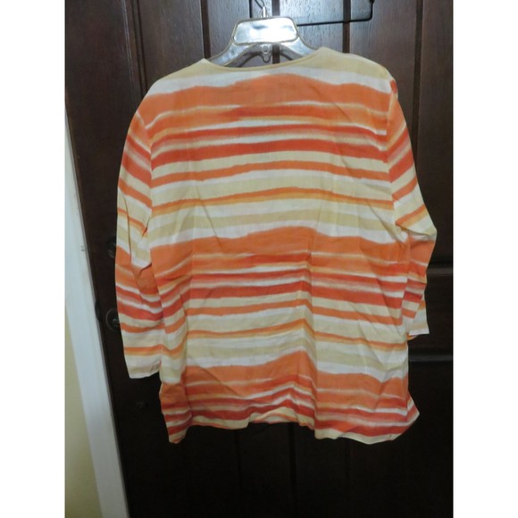 J M COLLECTIONS LADIES STUDDED TUNIC STYLE TOP SIZE L - Picture 4 of 4